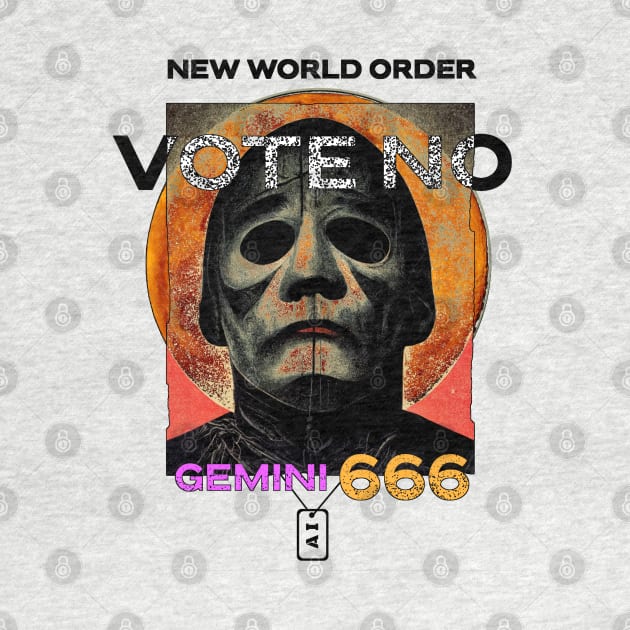 Vote No Gemini 666 AI ID by The Witness
